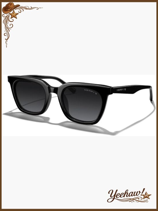 Acetate Square Polarized UV400 Sunglasses Adult Unisex